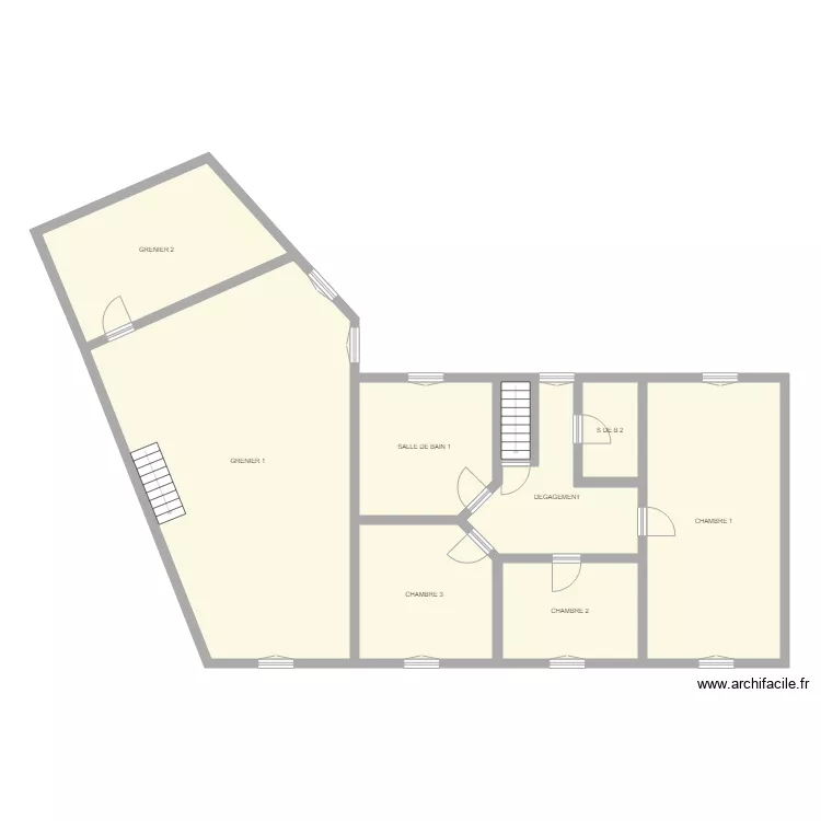 BOULDING R1. Plan de 