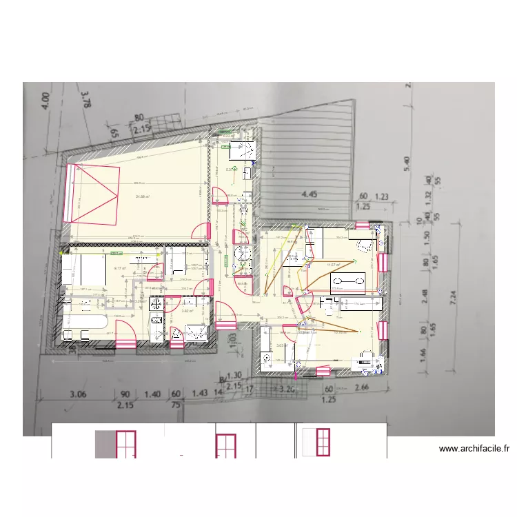 suite sophie14    decal. Plan de 