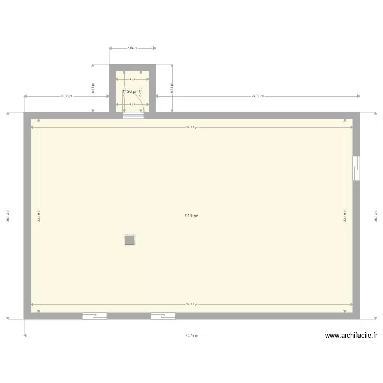 maison Mehdi sous sol 1. Plan de 