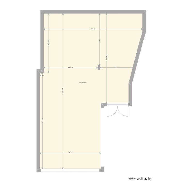 Plan Alix - Roncq. Plan de 1 pièce et 90 m2