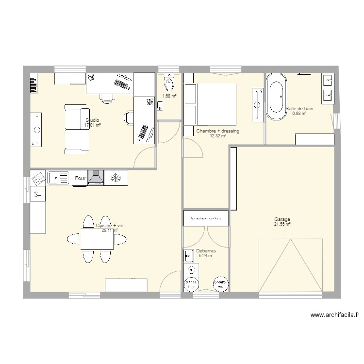 test. Plan de 0 pièce et 0 m2