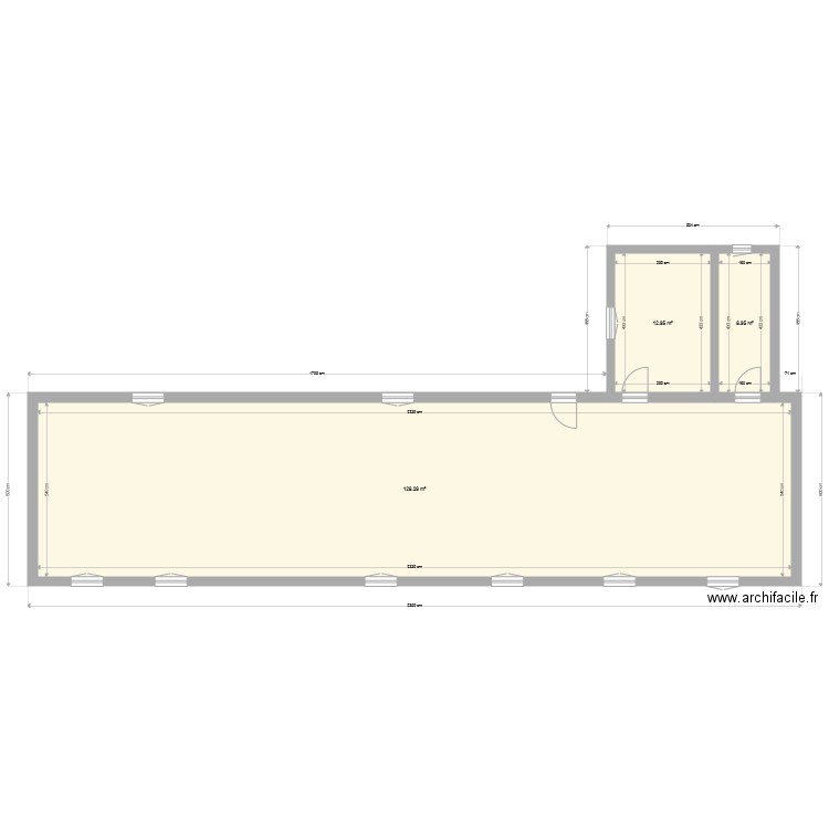 projet extension. Plan de 0 pièce et 0 m2