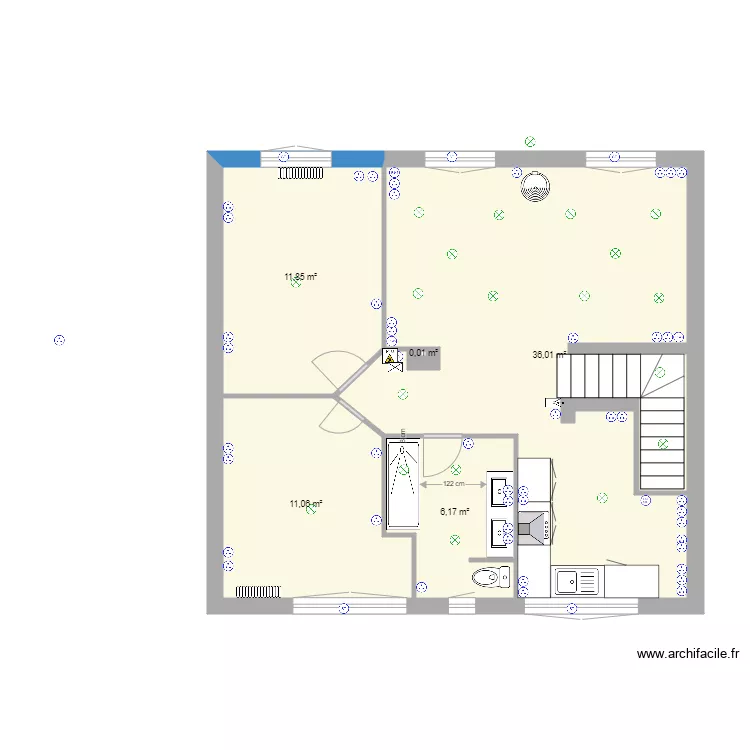 maison maxence. Plan de 