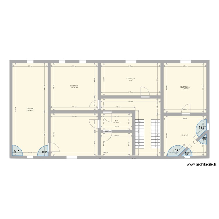 Rez Chaudfontaine. Plan de 7 pièces et 135 m2