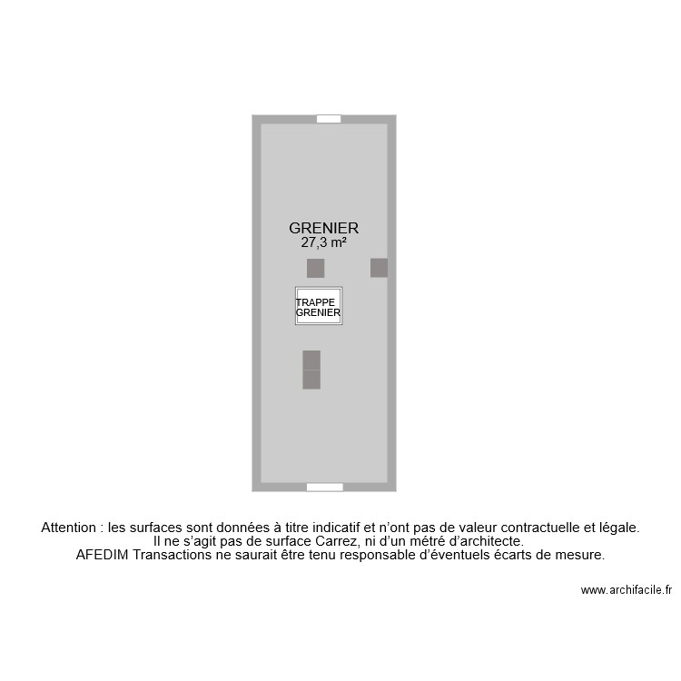 BI 7920 GRENIER. Plan de 0 pièce et 0 m2