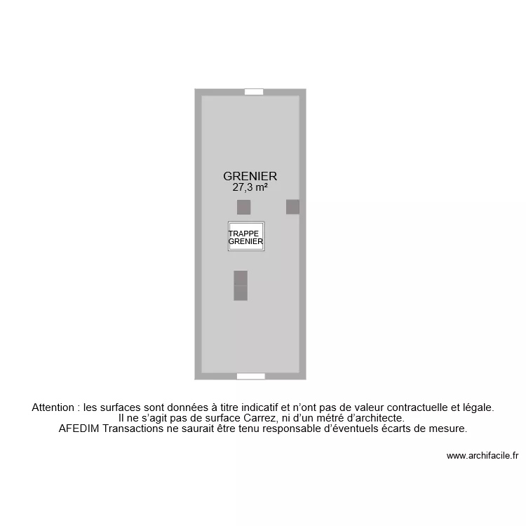 BI 7920 GRENIER. Plan de 