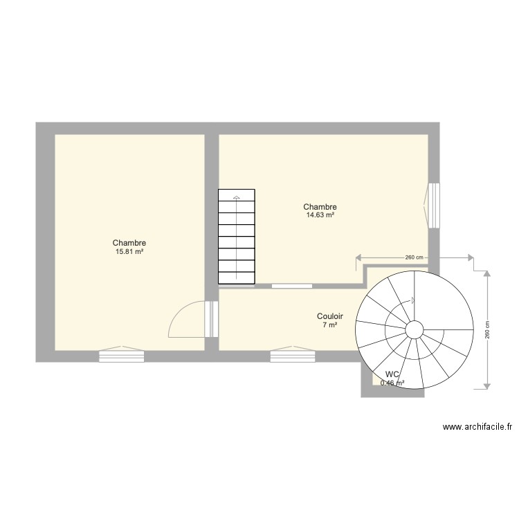 Béon 1er. Plan de 0 pièce et 0 m2