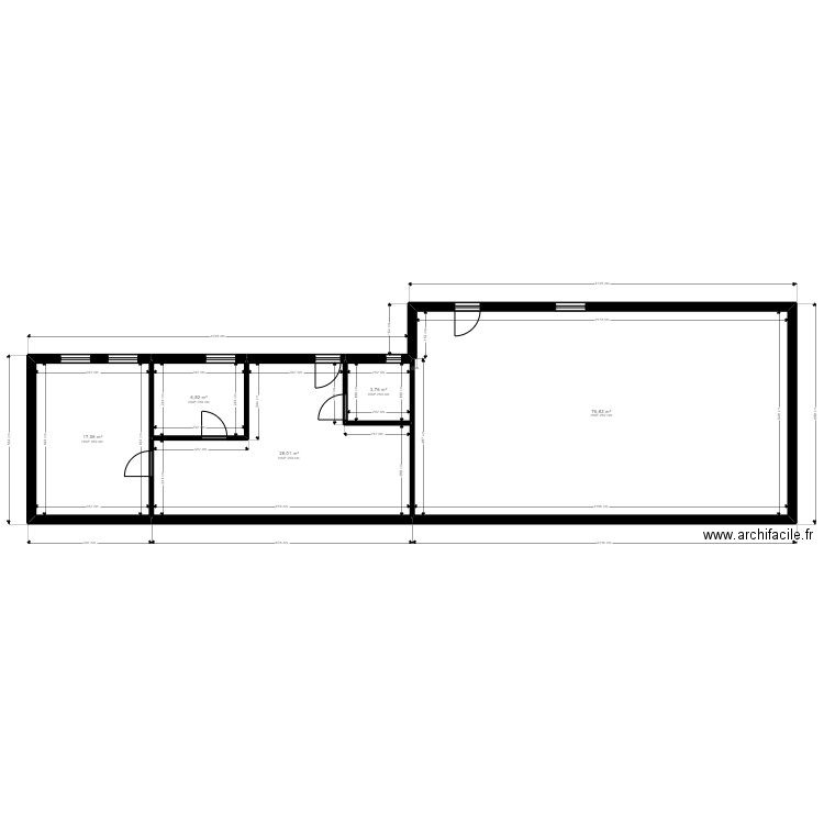 Alfortville Existant JORDAN. Plan de 0 pièce et 0 m2