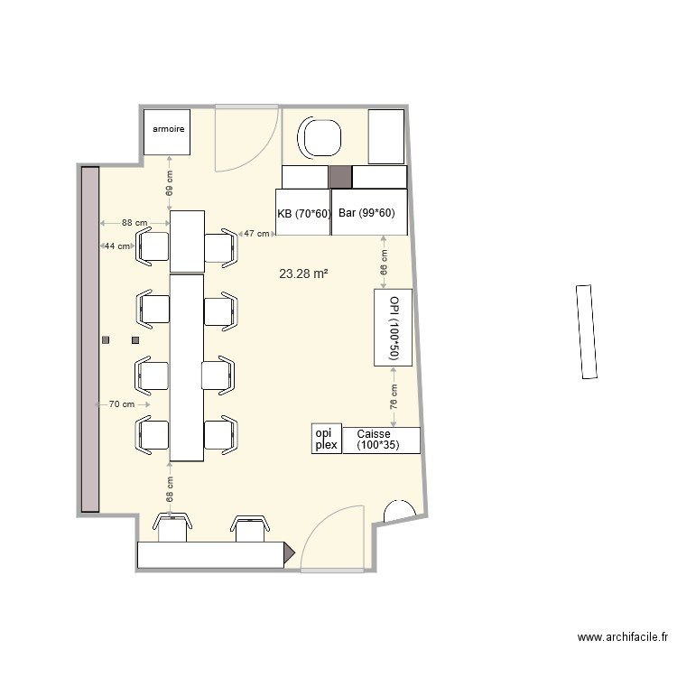 NB1. Plan de 0 pièce et 0 m2