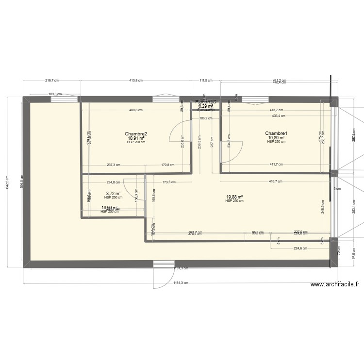 Appart ssol 1. Plan de 0 pièce et 0 m2