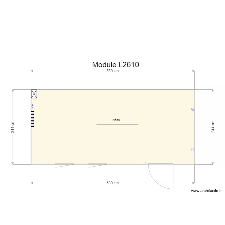 Module L2610. Plan de 