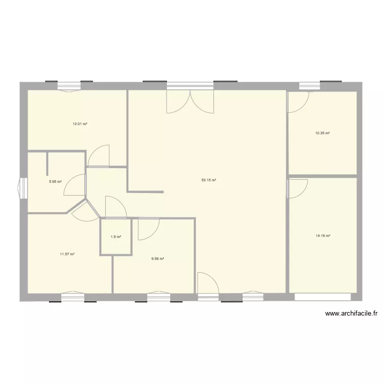 Maison mikit . Plan de 