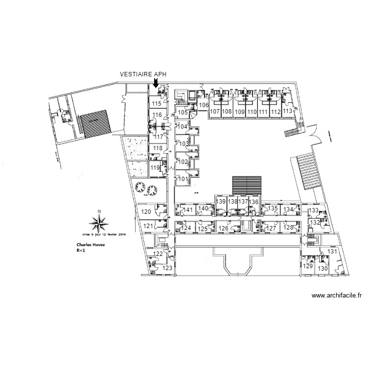 CH R+1. Plan de 0 pièce et 0 m2