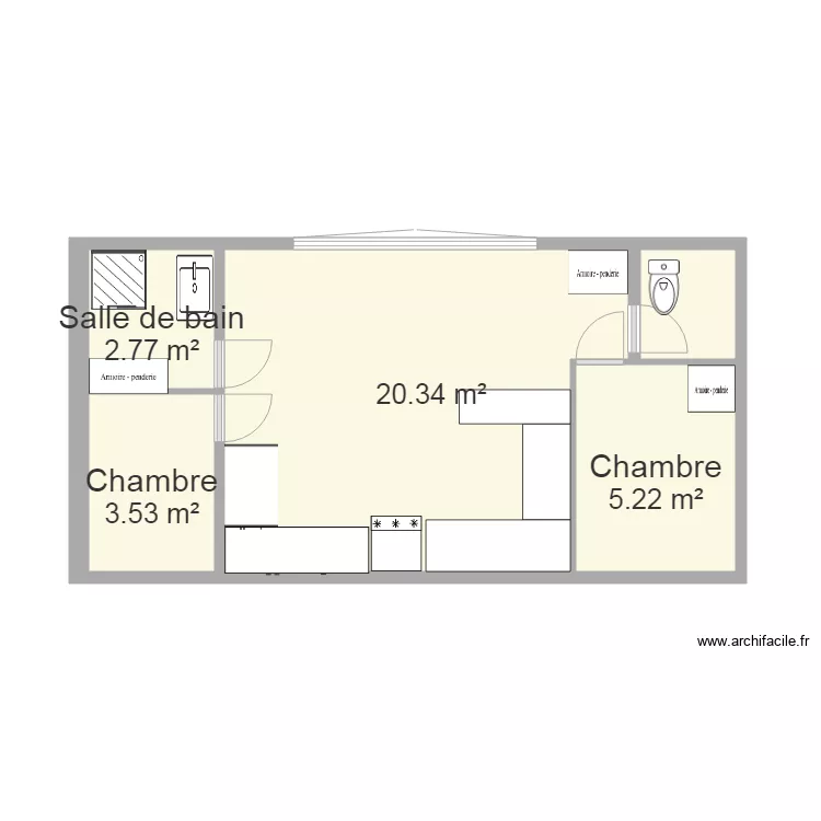 plan mobil home. Plan de 