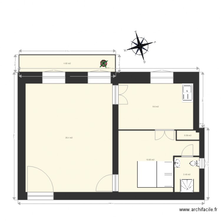 Plan. Plan de 0 pièce et 0 m2