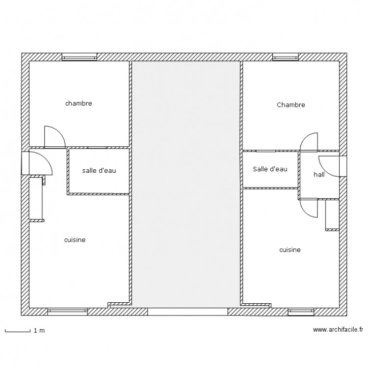 Plan RDC. Plan de 0 pièce et 0 m2