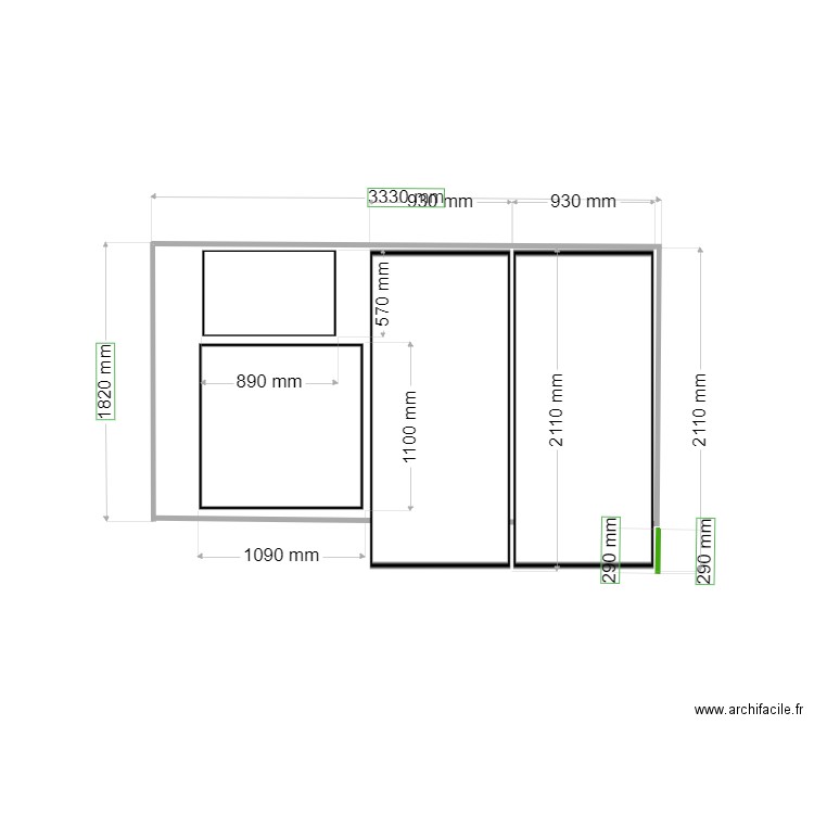 colombelle. Plan de 0 pièce et 0 m2