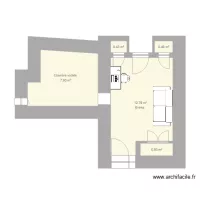 Entr&eacute;e chambre vo&ucirc;t&eacute;e