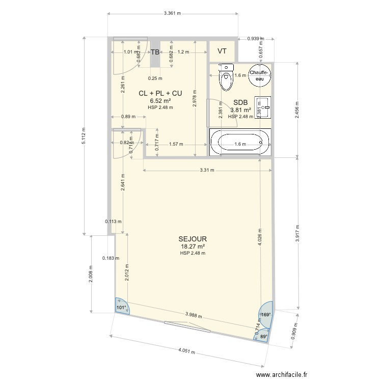 STUDIO NEIL. Plan de 0 pièce et 0 m2