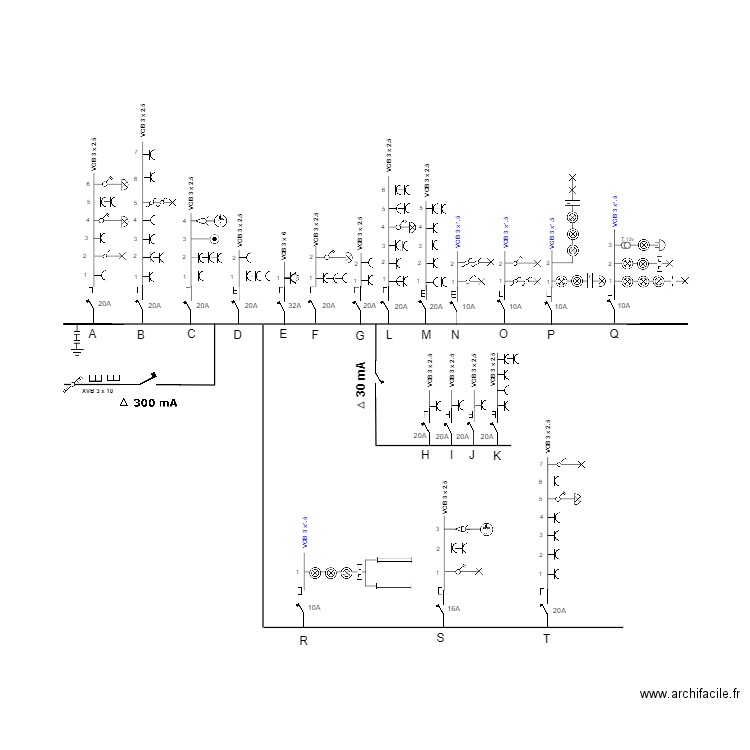 Unifilaire Floreffe. Plan de 0 pièce et 0 m2