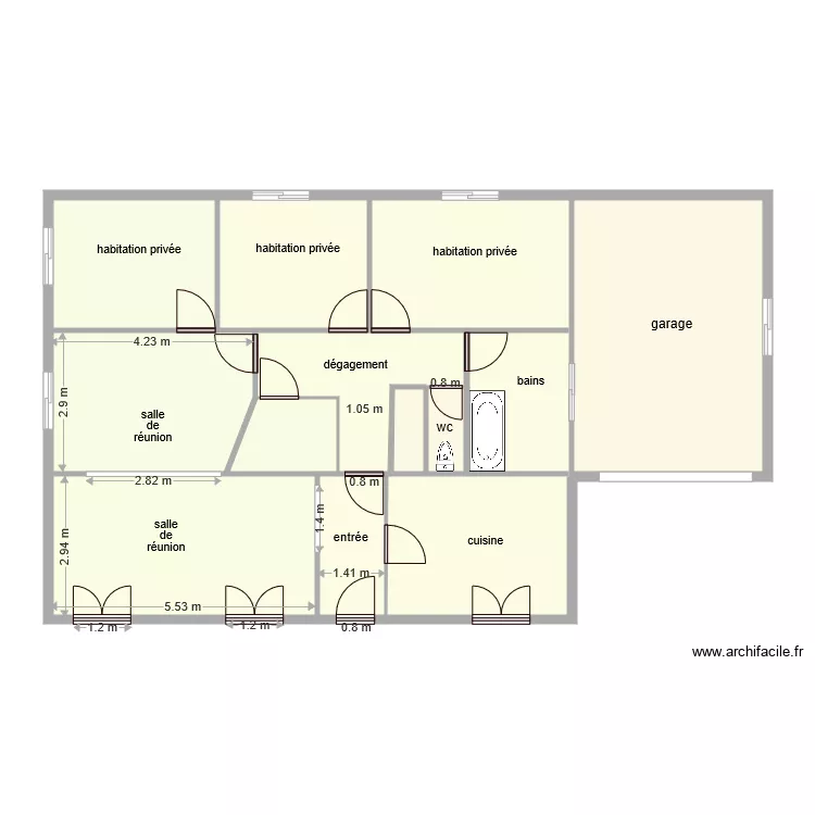 PLAN Zone 2. Plan de 