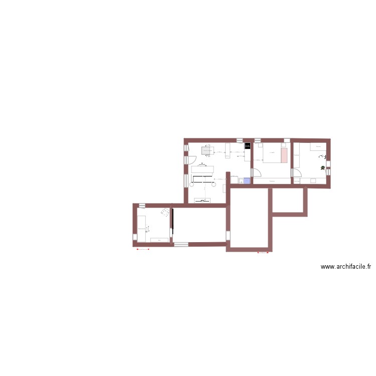 Appartement atelier 7. Plan de 5 pièces et 103 m2