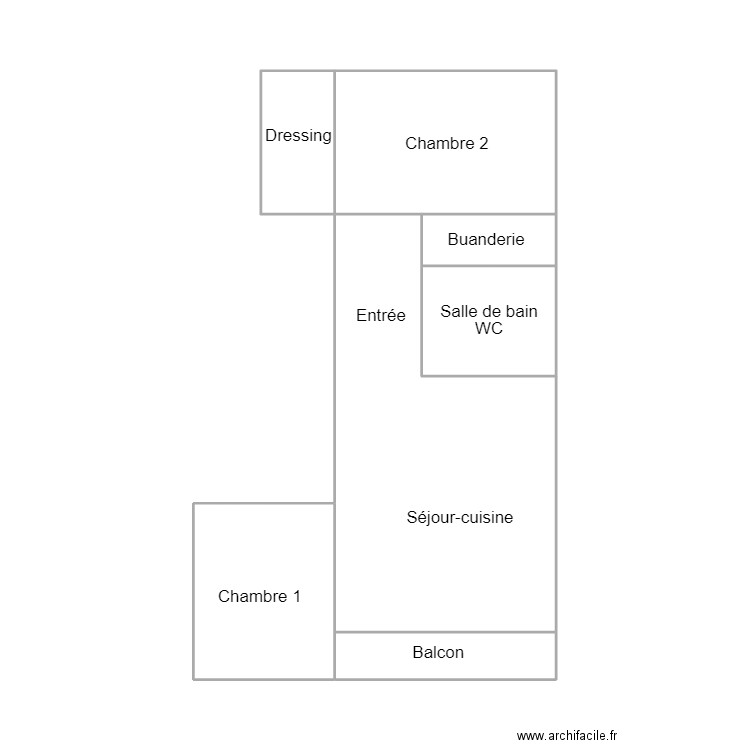 QUIMPER LEGOUIL  DU MAINE. Plan de 7 pièces et 34 m2