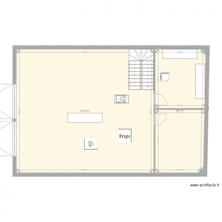 sous sol. Plan de 0 pièce et 0 m2