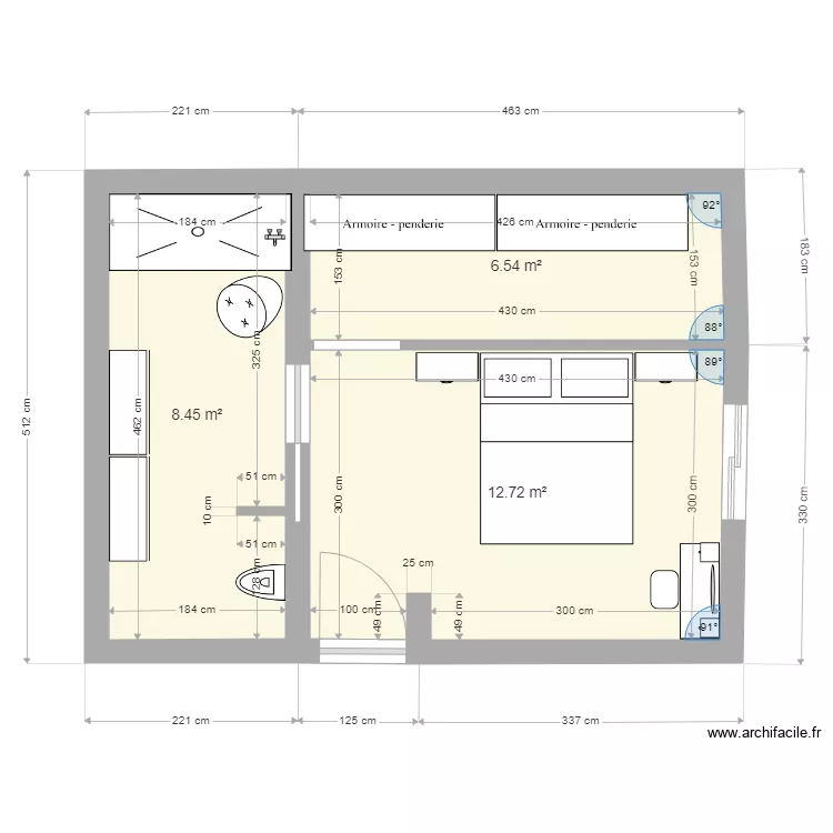 EXTENSION SUITE PARENTALE . Plan de 