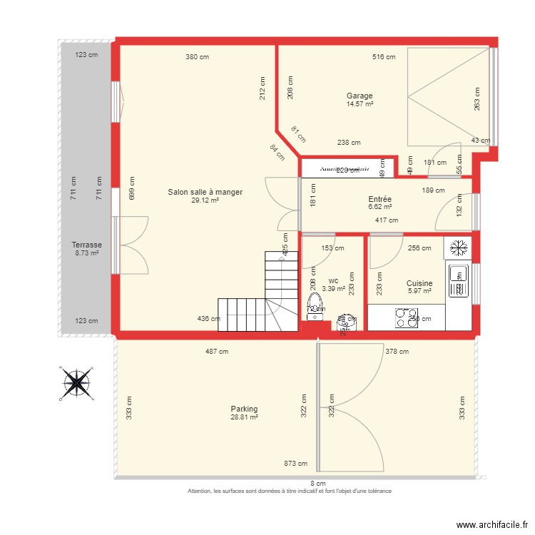 BI 3811 Coté. Plan de 0 pièce et 0 m2