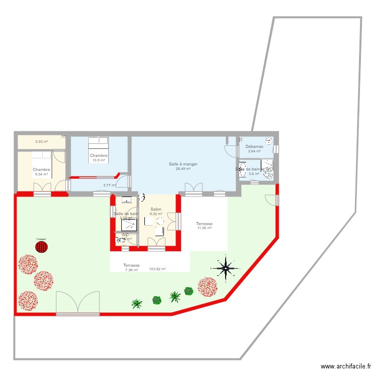 Extension SGDD Plan Version 11 avril 2021 sans cotes. Plan de 0 pièce et 0 m2