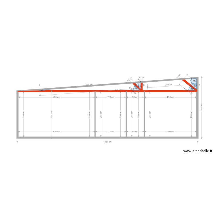 accueil coupe. Plan de 0 pièce et 0 m2