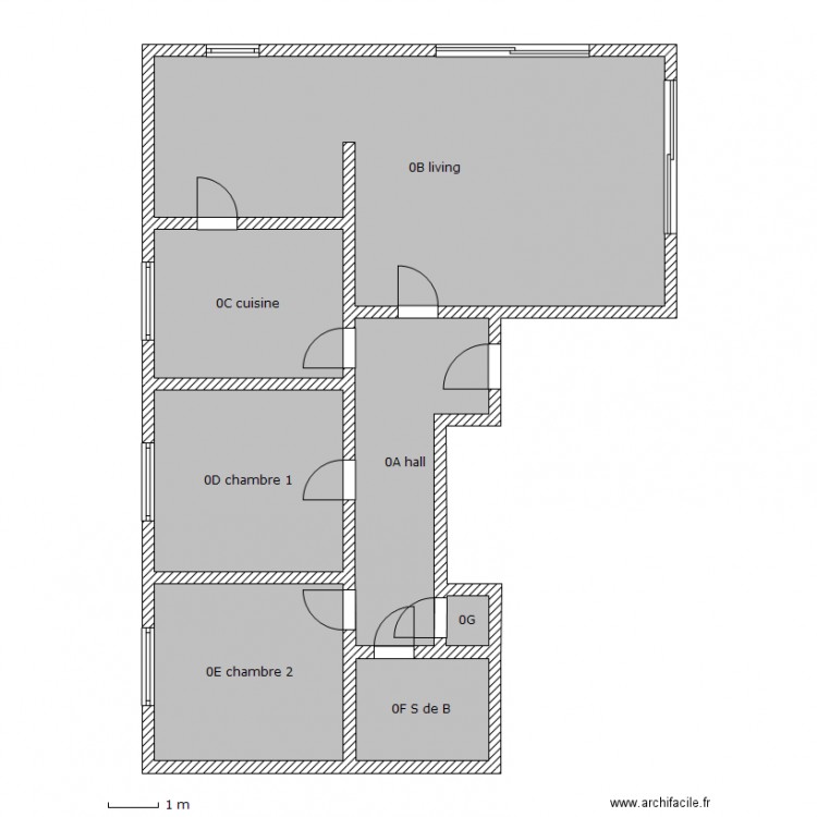 HUBERLANT 254. Plan de 0 pièce et 0 m2