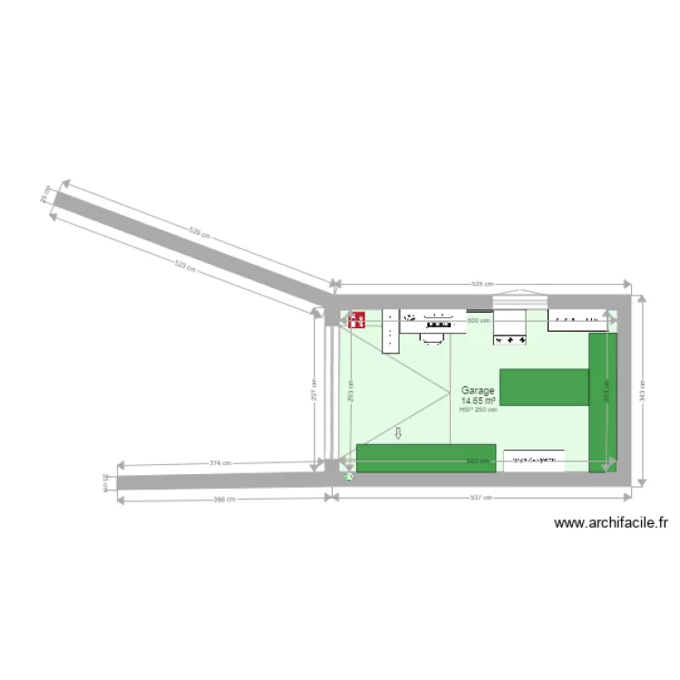 Garage. Plan de Garage. Plan de
