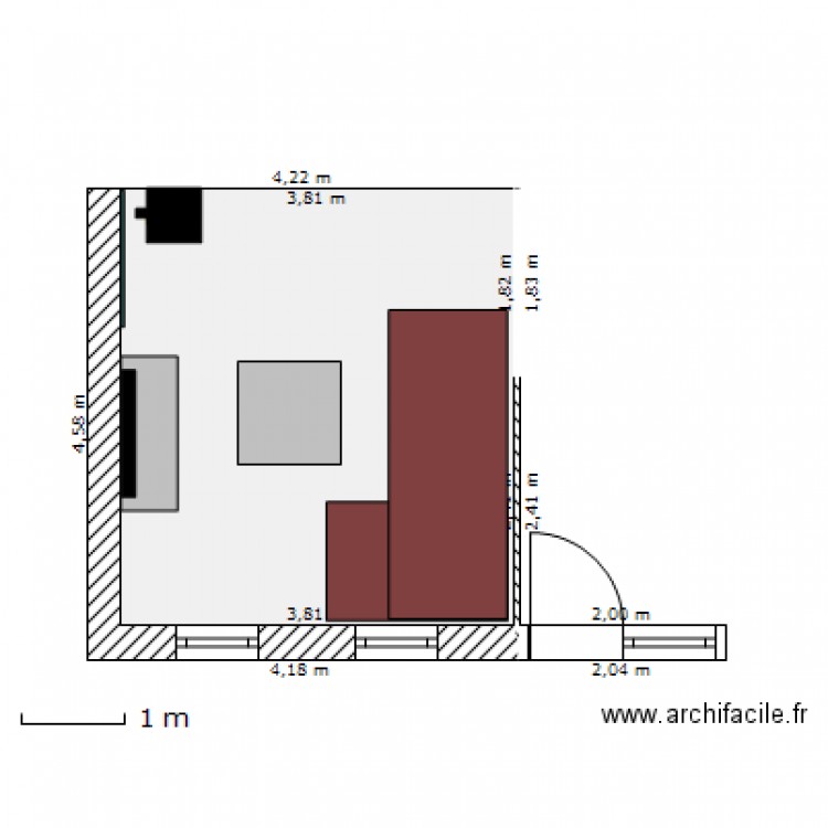 Salon Maison. Plan de 0 pièce et 0 m2