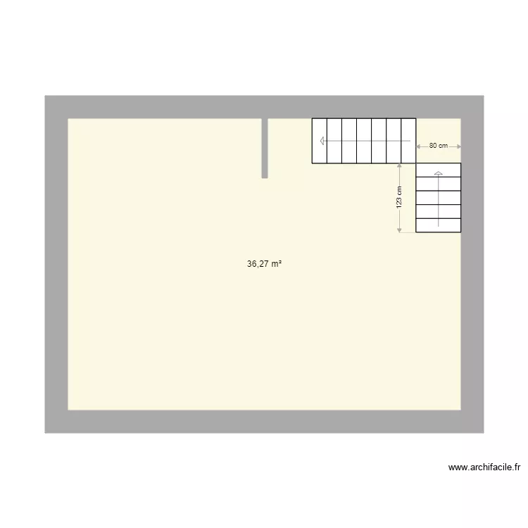 Maison Fareins Extension N1 V1. Plan de 