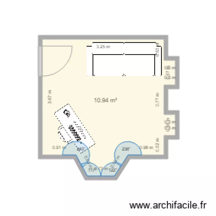 bureau 1168 actuel. Plan de bureau 1168 actuel. Plan de