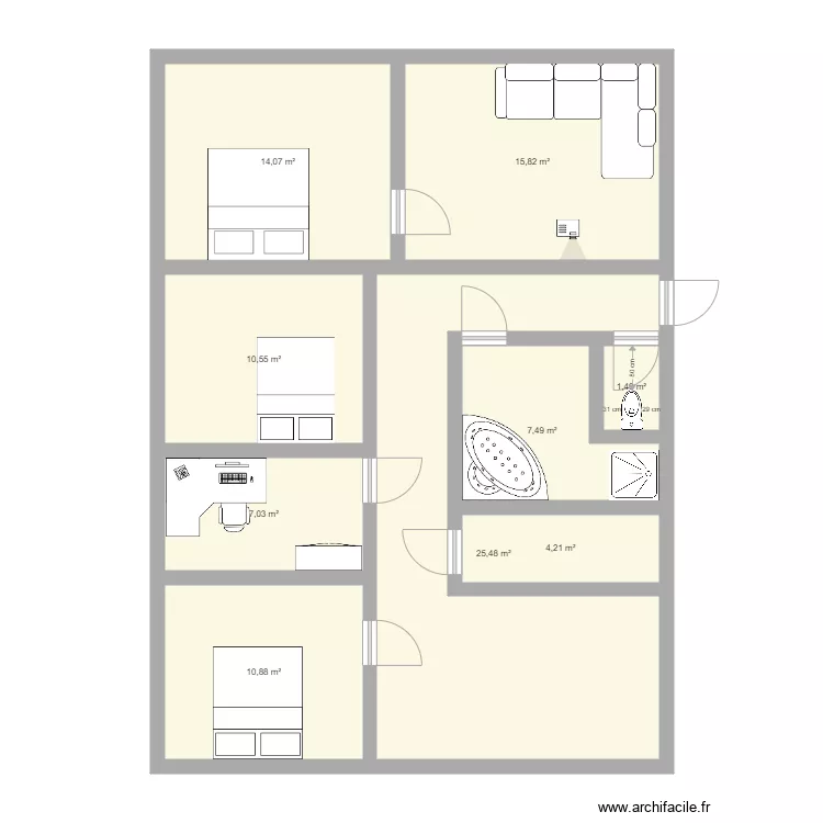 Maison Semi enterrée V2. Plan de Maison Semi enterrée V2. Plan de