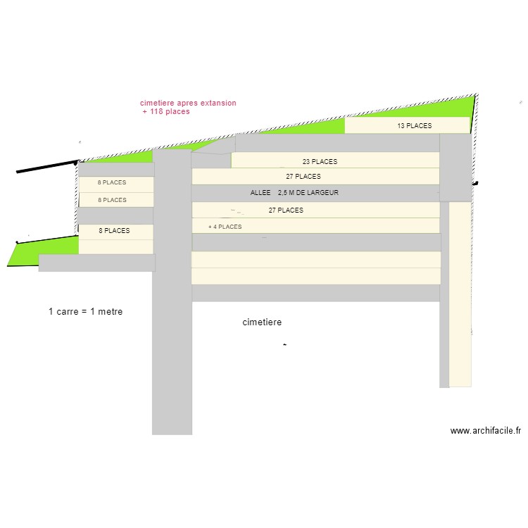 cimetiere 3. Plan de 0 pièce et 0 m2