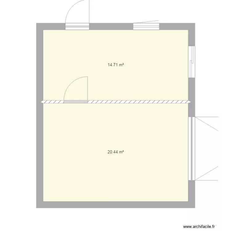 garage lamotte. Plan de 