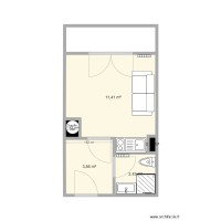 studio 18m²