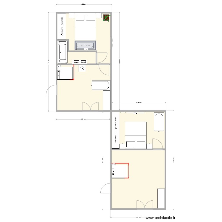 buender. Plan de 0 pièce et 0 m2