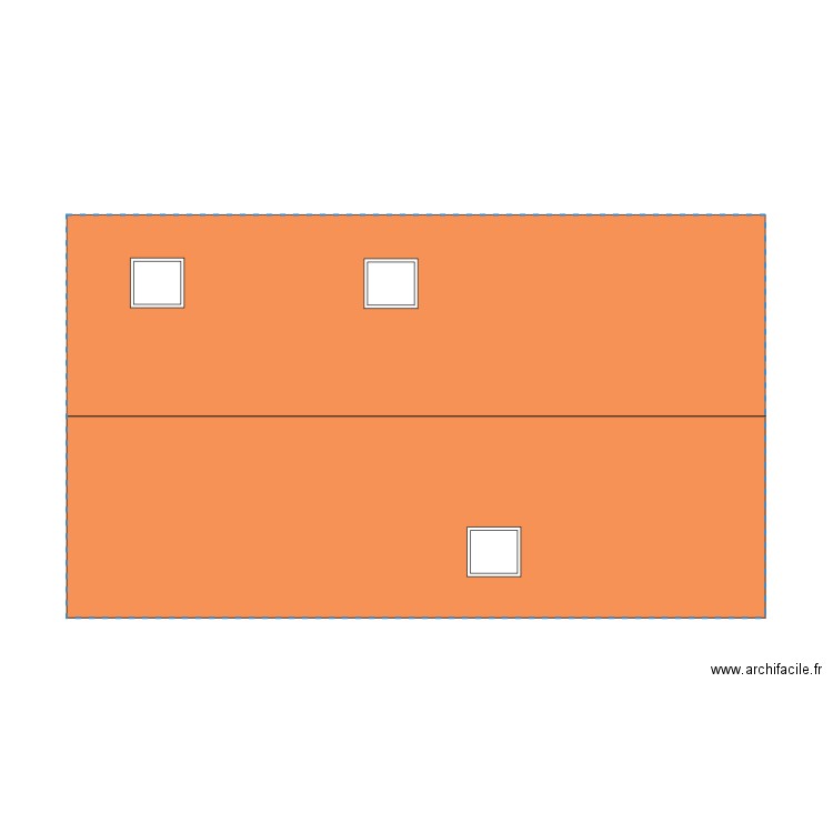 PLAN Projet toiture grange . Plan de 0 pièce et 0 m2