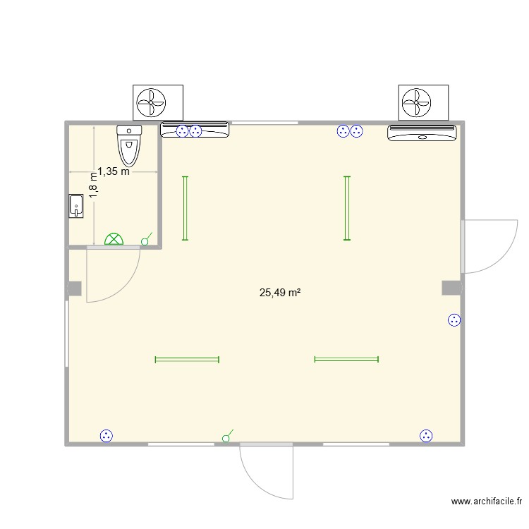 NEMO. Plan de 2 pièces et 28 m2