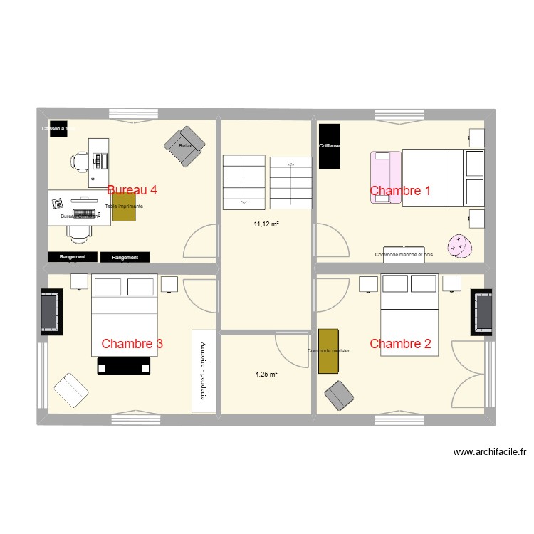 Plan 1 &eacute;tage1. Plan de 0 pièce et 0 m2