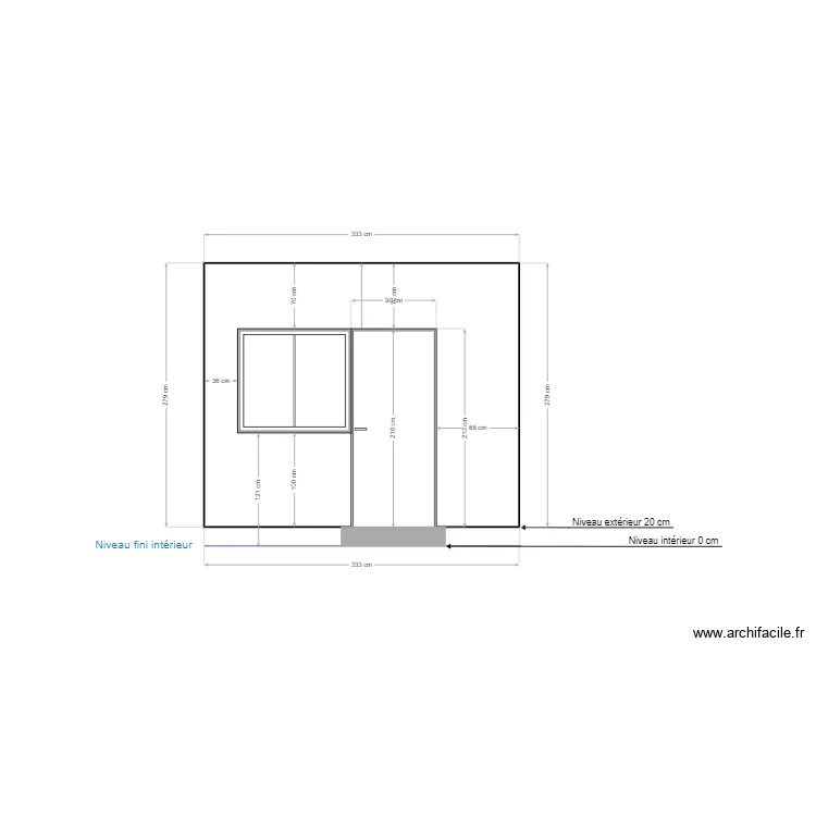 FacadeArrière. Plan de FacadeArrière. Plan de