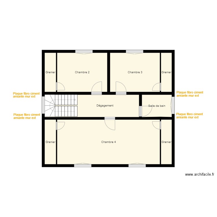 Croquis étage KERN. Plan de 0 pièce et 0 m2