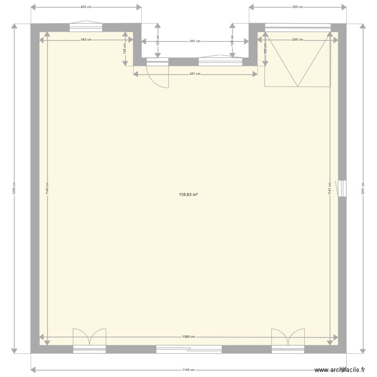 Maison carré V6. Plan de 0 pièce et 0 m2