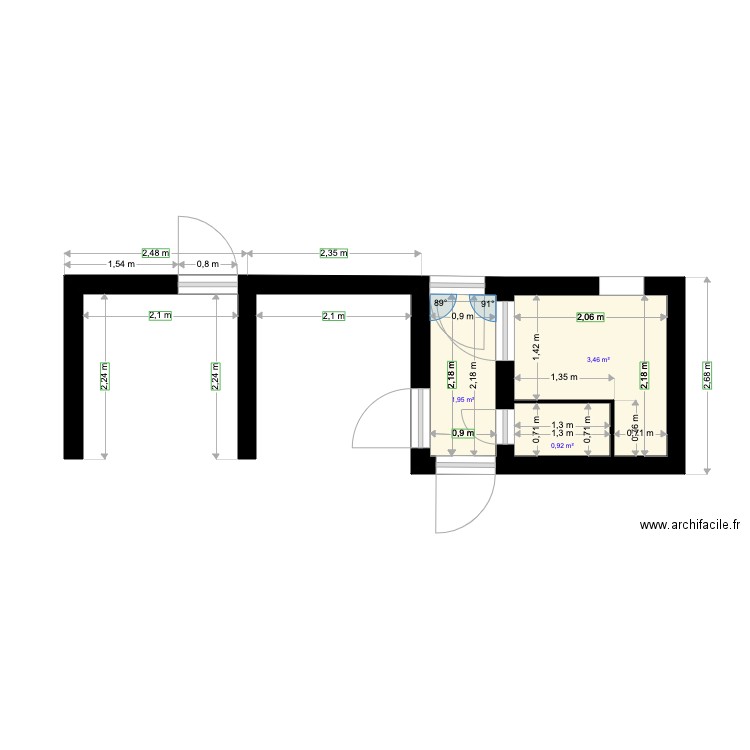 Bisca. Plan de 0 pièce et 0 m2