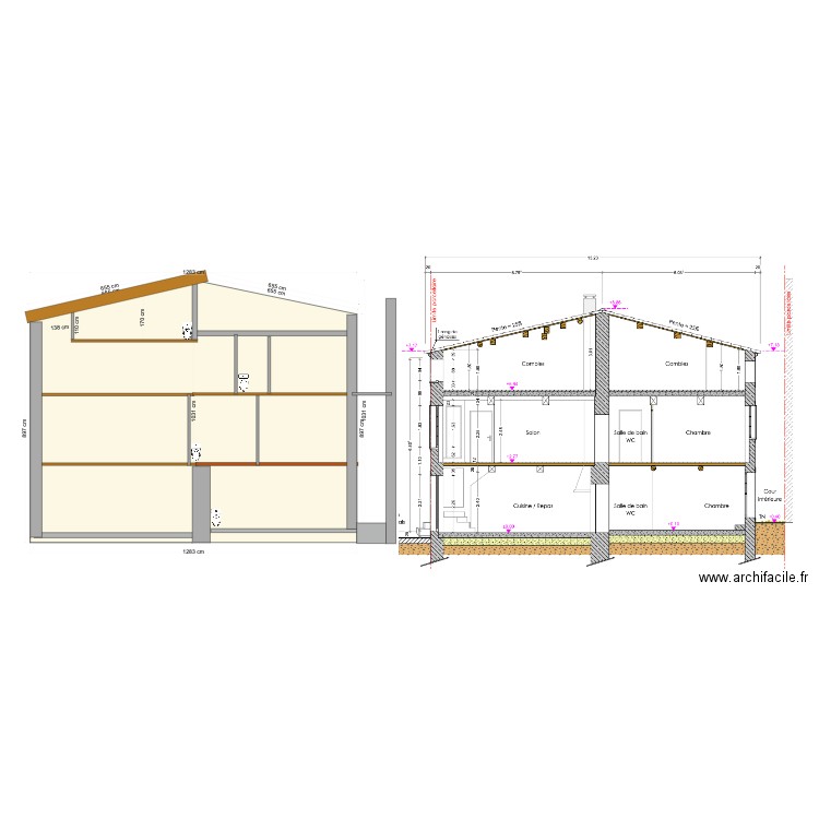 LE Coupe Def 1. Plan de 0 pièce et 0 m2